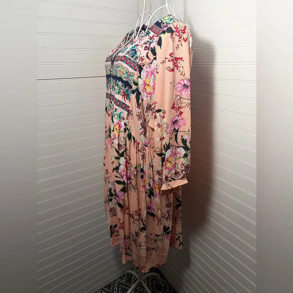 Umgee Floral Blush Mini Dress - Picture 6 of 10